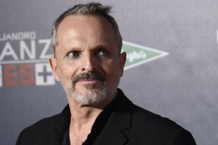 El cantante Miguel Bosé