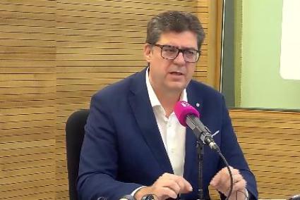 Jaume Bauzà, en la entrevista en IB3 Ràdio