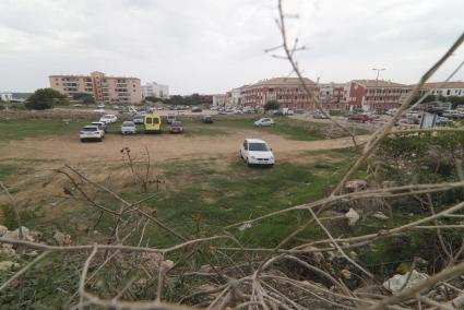 Aparcamiento de Fontanilles de Es Castell, ampliado hace unos meses