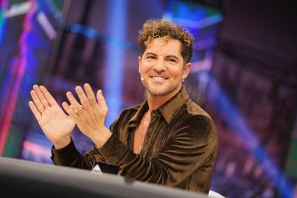 David Bisbal durante su visita a El Hormiguero.