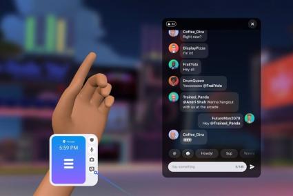 Meta implementa los chats de texto en Horizon Worlds a nivel global