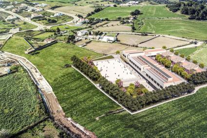 Imagen virtual de la futura escuela de Es Mercadal.