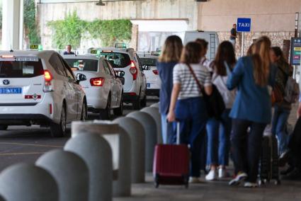 La flota de taxis ha rozado los 200 vehículos por las licencias temporales, que expiraron el 31 de octubre.