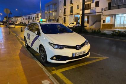 Parada de taxis, en la avinguda de Sa Pau.