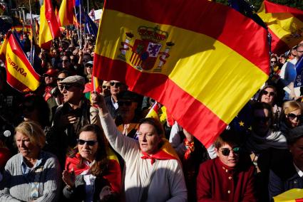 Manifestación contra la amnistía