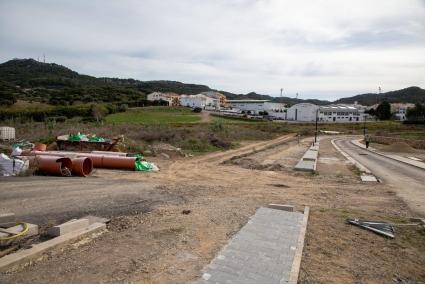 Imagen de la zona donde se construirá la nueva escuela, en una fotografía tomada a finales de octubre.