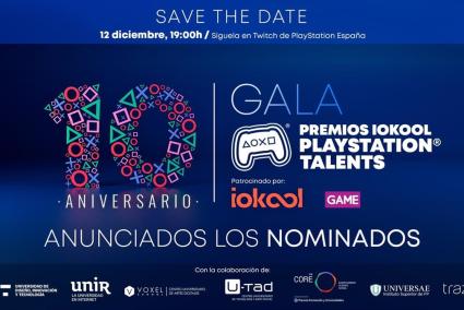 Premios iokool PlayStation Talents 2023.