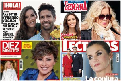 Estas son las portadas del corazón de hoy, 13 de diciembre