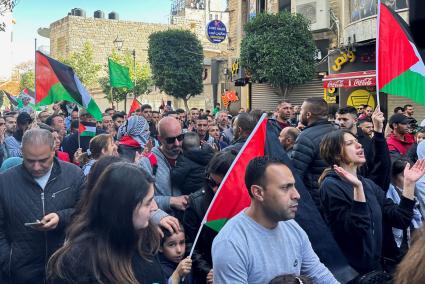 Protesta en Ramala