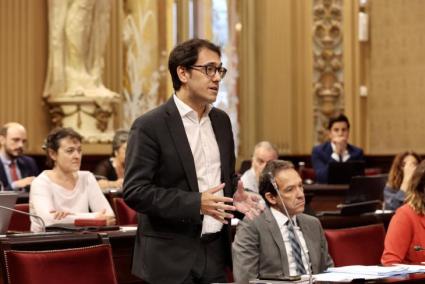 Iago Negeruela, en una imagen reciente en el Parlament.