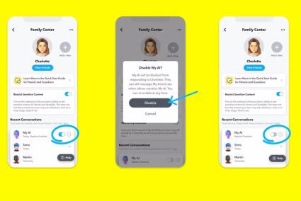 Snapchat implementa nuevas herramientas de control parental para el 'chatbot' My AI y las configuraciones de privacidad