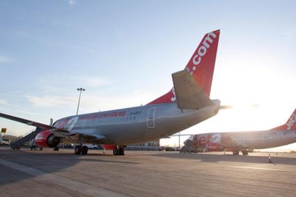 Aviones de la aerolínea británica Jet2.com.