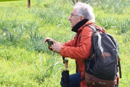 L’ecologista Cristòfol Mascaró, a una excursió