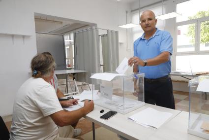 Santiago Barber López, en las elecciones del pasado 23 de julio cuando formó parte de las listas al Congreso por Balears.