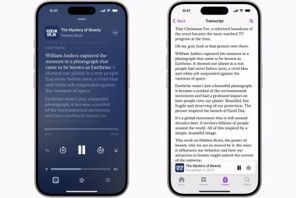 Apple Podcasts añade las transcripciones automáticas