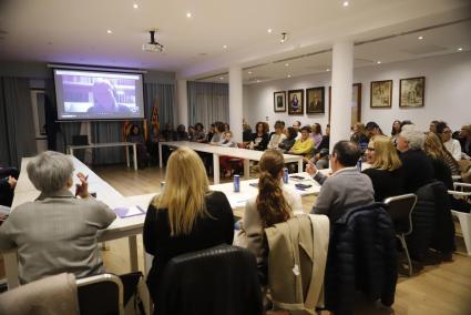 La mesa redonda se celebró el pasado viernes en el Ayuntamiento de Sant Lluís.