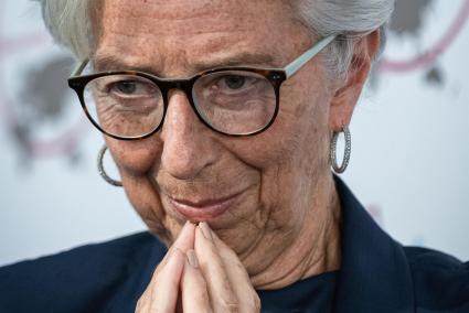 La presidenta del banco central europeo Christine Lagarde.