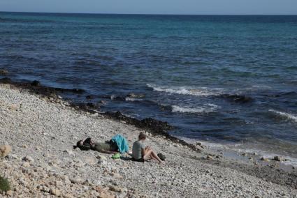 Las playas de Es Migjorn se han quedado sin arena.