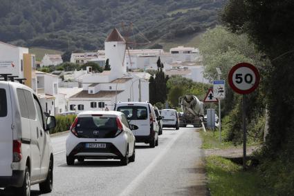 Los radares de Es Mercadal detectaron casi 3.000 infracciones el año pasado.