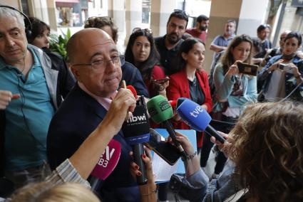 Xisco Cardona, en 2023, cuando rompió con el partido. 