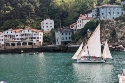 L'embarcació al Festival Internacional de Vaixells Clàssics de Pasaia, a Guipúscoa