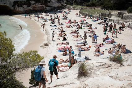 La playa de Macarelleta, en una imagen de archivo.