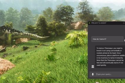 Nvidia presenta G-Assist, un 'chatbot' de IA diseñado para guiar a los usuarios en los videojuegos y optimizar el PC