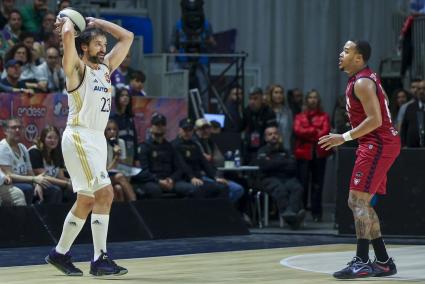 Llull, durante el partido de cuartos de final de la pasada Copa del Rey de Málaga.   