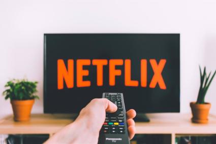 Interfaz de Netflix en un televisor inteligente