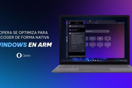 Ya disponible la versión de Opera One nativa para equipos Windows basados en Arm