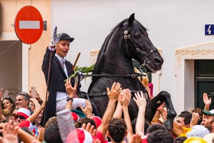 Tóbal Pons, en una imatge del jaleo de l'any passat