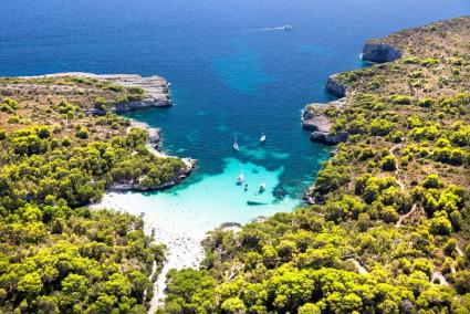 La playa de Cala en Turqueta.