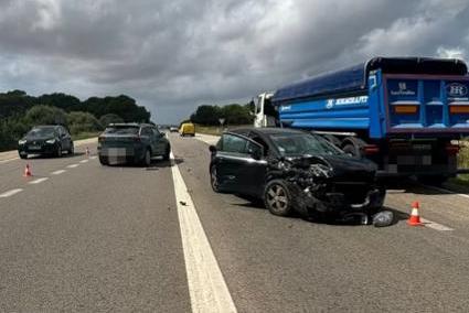 El accidente se produjo cerca de la Naveta des Tudons.