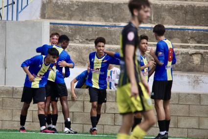 El equipo unionista celebra un gol en una imagen de archivo.