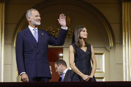 Felipe VI y Letizia en la inauguración de la temporada 2024/2025 del Teatro Real.