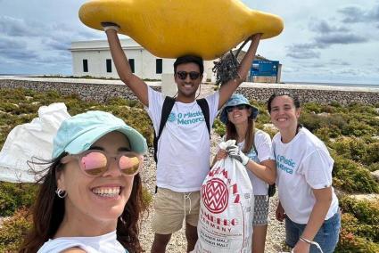 Alguns dels voluntaris participants a l’expedició mediambiental