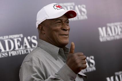 FILE PHOTO: Cast member John Amos arrives for the New York premiere of "Tyler Perry's Madea's Witness Protection" in New York