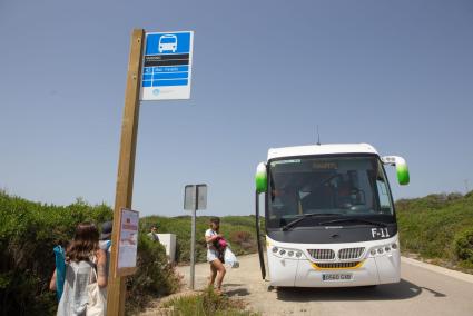 El bus de Favàritx, en una imagen de archivo.