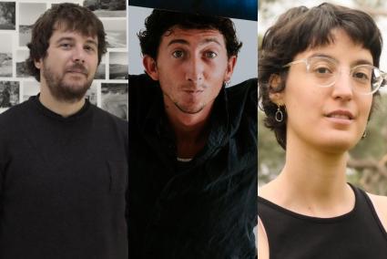 De izquierda a derecha, Macià Florit, Arnau Cloquells y Claudia Barthelemy.