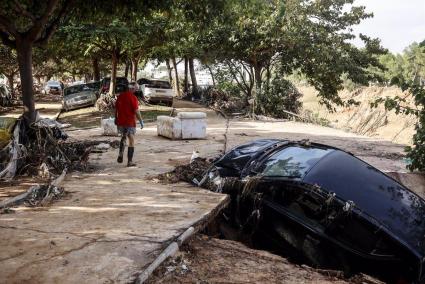 Estragos ocasionados por la DANA en Picanya, Valencia.