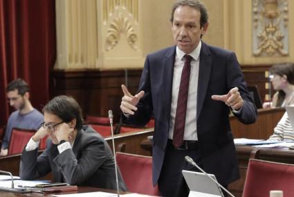 Marc Pons, en una intervención reciente en el Parlament balear.