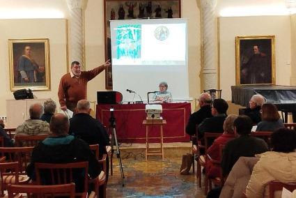 Pedro Fernández Alejo, durante el acto organizado por el Institut Diocesà de Teologia que se celebró en el Seminario.