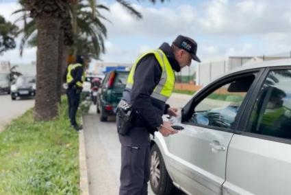 Control de alcoholemia de la Policía Local de Maó