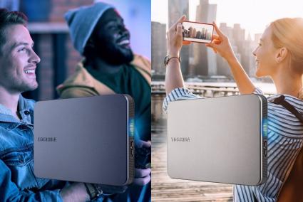 Toshiba renueva el diseño de los discos duros externos Canvio Flex y Canvio Gaming de 2,5 pulgadas