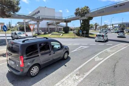 El accidente tuvo lugar la noche del lunes en la rotonda de La Salle.