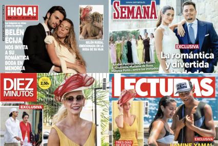 Estas son las portadas de las revistas de la prensa rosa de hoy