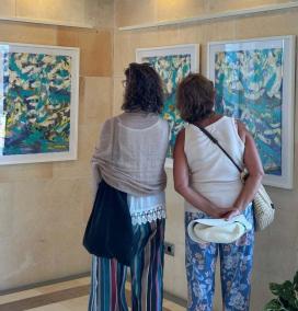 Exposición de pintura de Nando Triay en Fornells