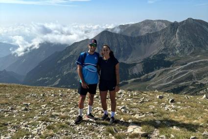 Los hermanos Genestar, juntos en una actividad de montaña.