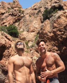 Ricky Martin y Jwan Yosef