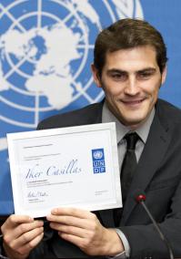 IKER CASILLAS, NUEVO EMBAJADOR DE BUENA VOLUNTAD DE LA ONU